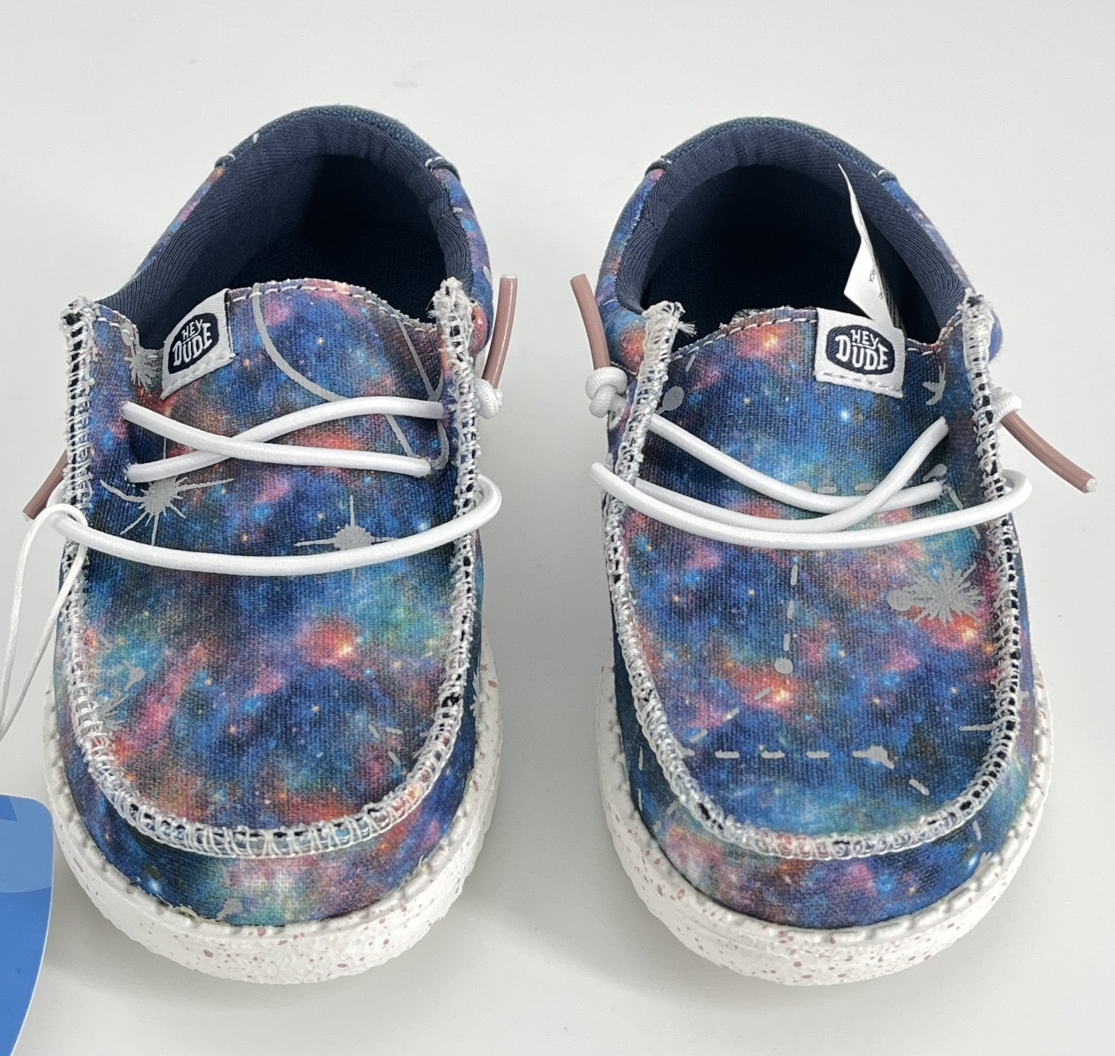 Youth Galaxy Blue Slip-On Boys Shoes Size : W3 / L7