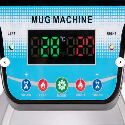 11oz Mini Double Station Mug Heat Press Machine Sublimation Cup Heat Transfer