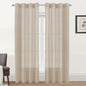 Natural Linen Semi Sheer.