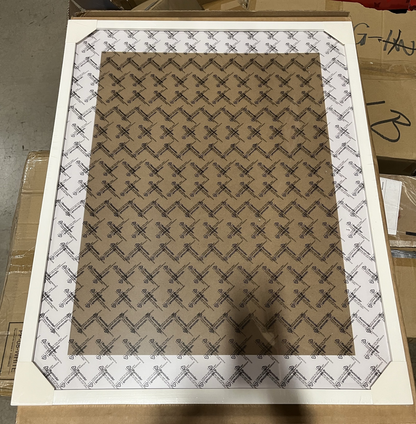 800 Piece White Frame,Without Mat: 18 x 24 inches,With Mat: 22 x 28 inches