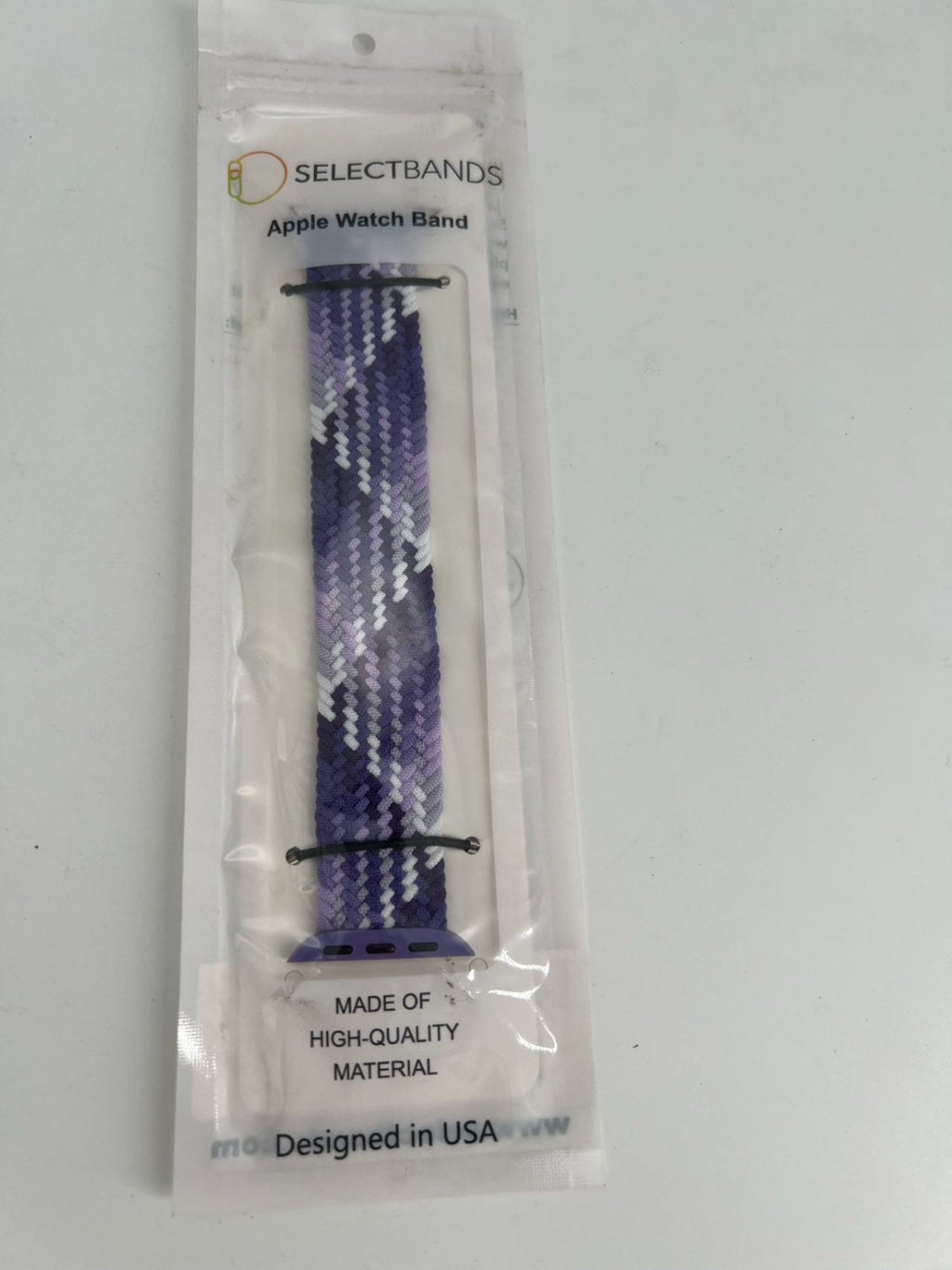 5 -Pack S  Aztec Purple Loop Watch Bands 0.8 x 5.6 Inch Fits 38mm/40mm/41mm
