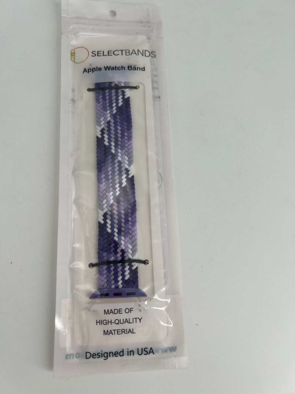 5 -Pack S  Aztec Purple Loop Watch Bands 0.8 x 5.6 Inch Fits 38mm/40mm/41mm