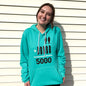 2+5=5000 P.O.H TEAL Hoodie SM