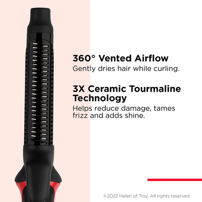 Revlon One-Step 1-1/4" Ceramic Hair Curler and Dryer, Black