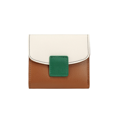 Daisy Rose Tri-fold Wallet - RFID Blocking Card Holder Organizer - PU Vegan Leat