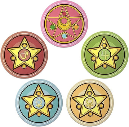 Sailor Moon Coffee Tea Cup Coasters 5 pieces Set