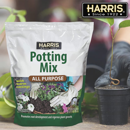 Harris All Purpose Premium Potting Soil Mix with Worm Castings and Other