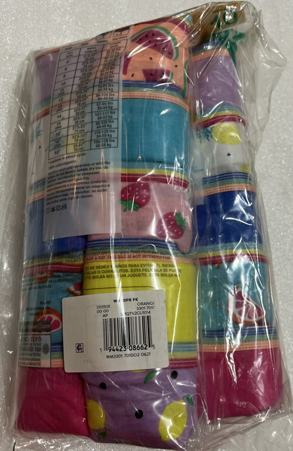 20 pcs Wonder Nation Girls Cotton Brief Underwear, Sizes 10