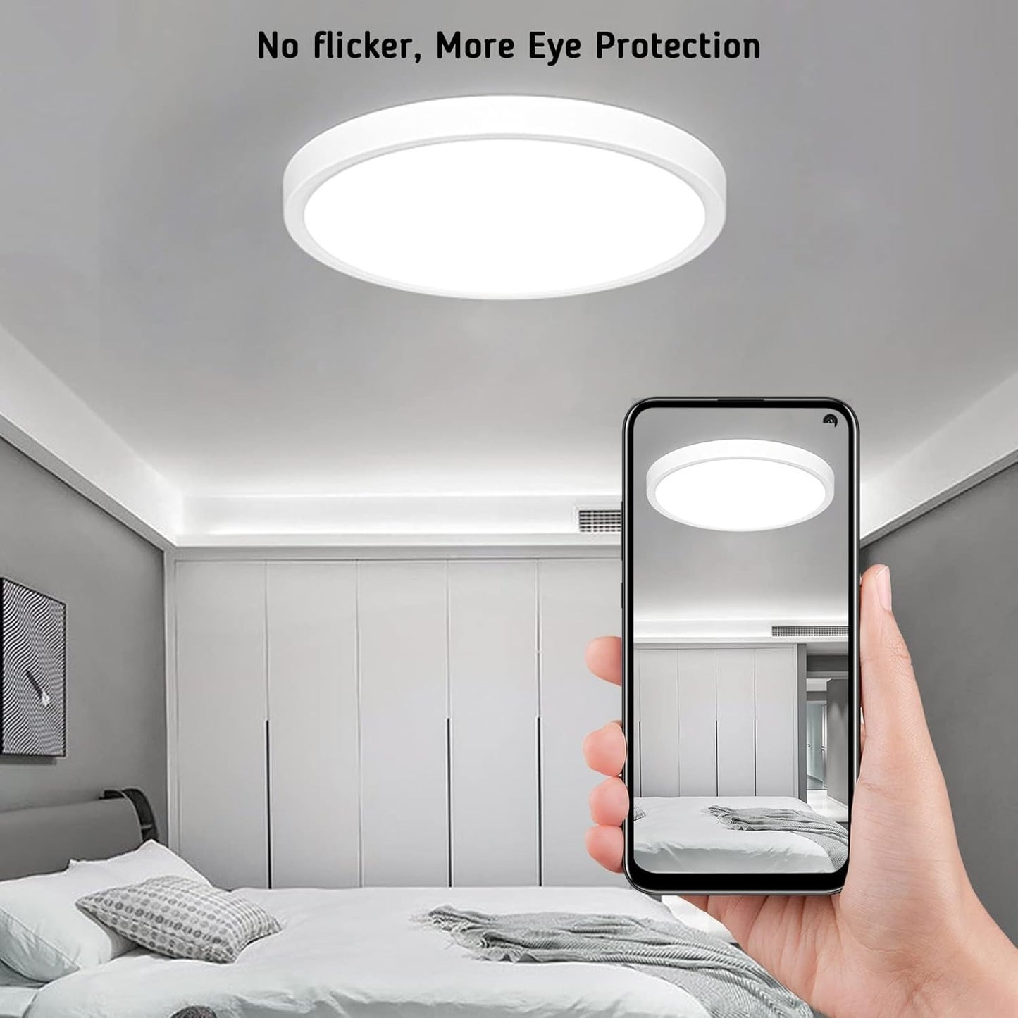 Banord 25W LED Ceiling Lights L15.5“x W15.5“x  H1”