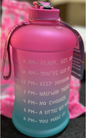Hydro Mate 2.2L/73oz Water Bottle - Black Transparent, BPA Free, Gym & Sport Jug