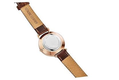 Women's Watch Quartz Watch for Women Leather Strap Calendar Display