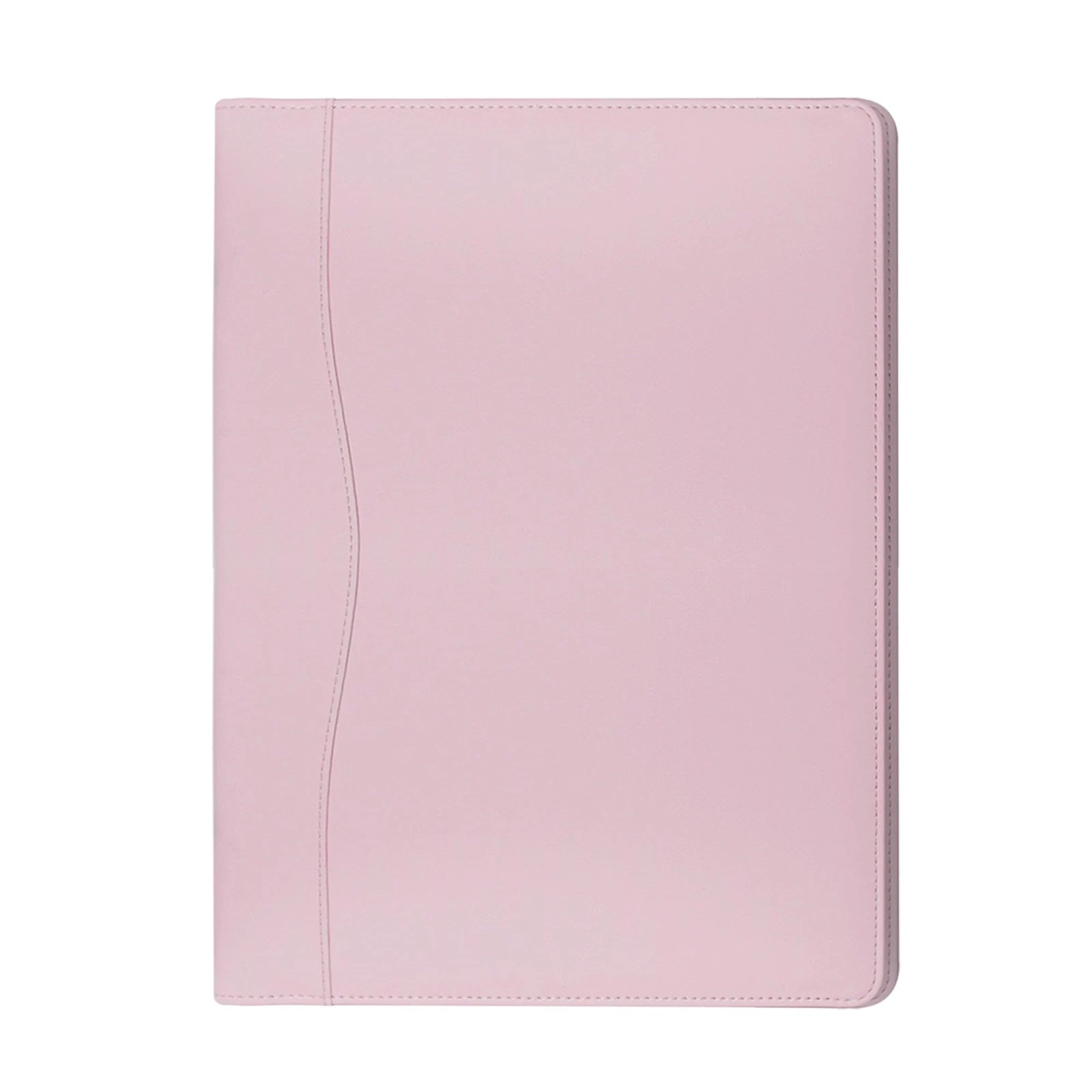 pink Leather Portfolio Folder Padfolio Business