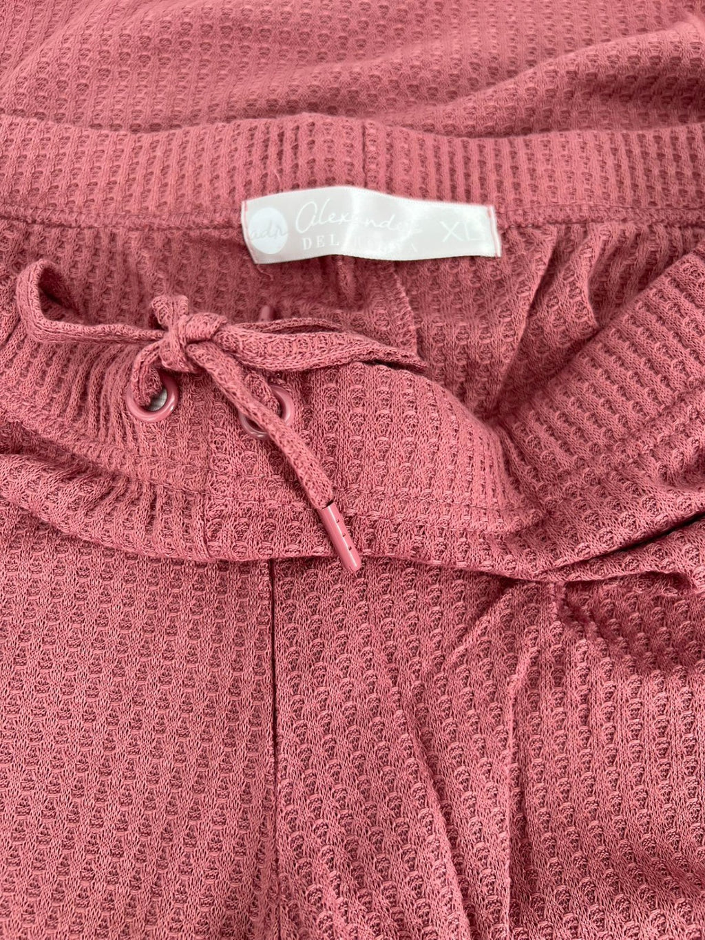 Cami Top & Pants, Pajamas with Pockets, Spaghetti Straps Rose Taupe SiZE XL