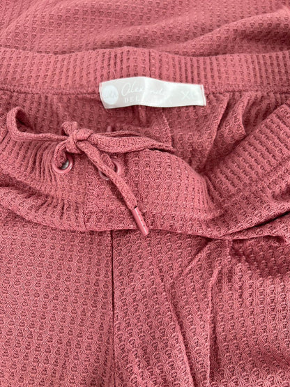 Cami Top & Pants, Pajamas with Pockets, Spaghetti Straps Rose Taupe SiZE XL