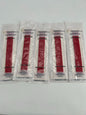 5- Pack L Color Red Rainbow Loop Watch Bands 0.8 x 6.7 Inch  Fits 38mm/40mm/41mm