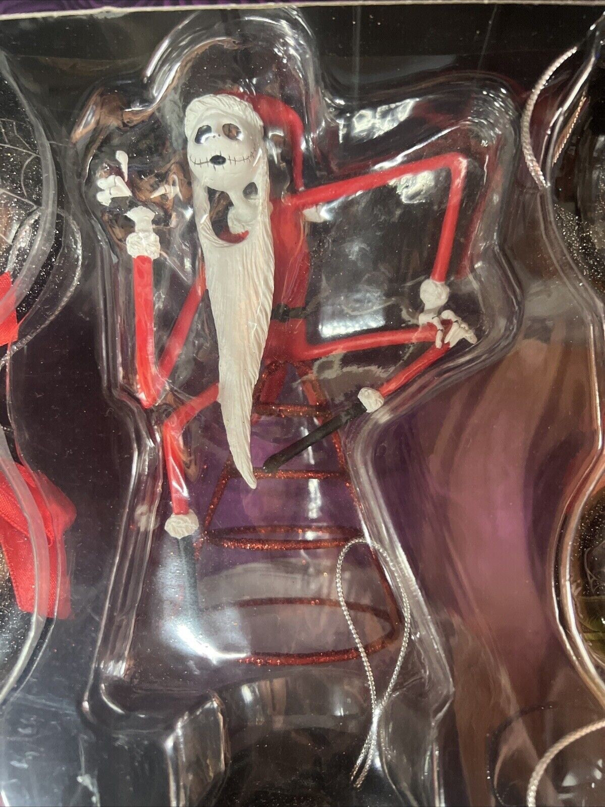 Disney Nightmare Before Christmas Ball Ornament Set Jack Skellington Tree Topper