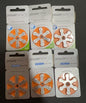 Power One Type P13 Hearing Aid Batteries - 6 Packs