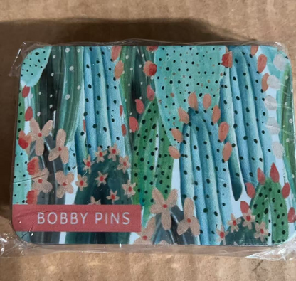 HAWWWY Premium 300 PCS Brown Bobby Pins with Cute Case for All Hair Types