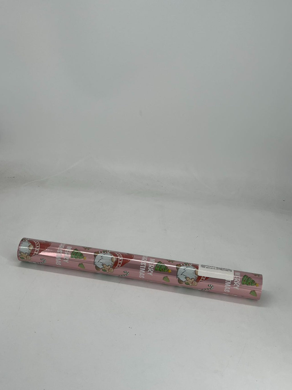 Pink Santa gift wrapping paper