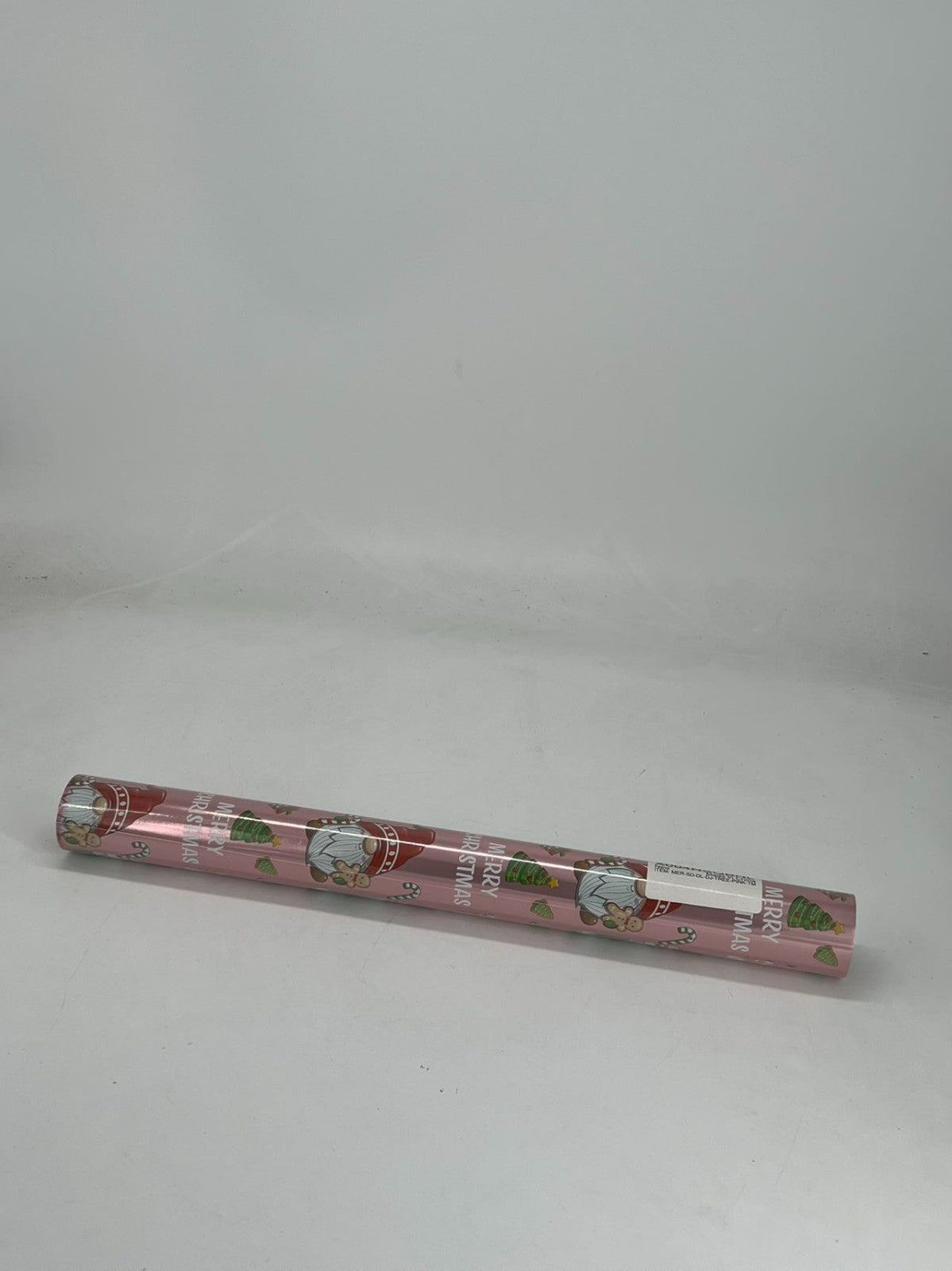 Pink Santa gift wrapping paper