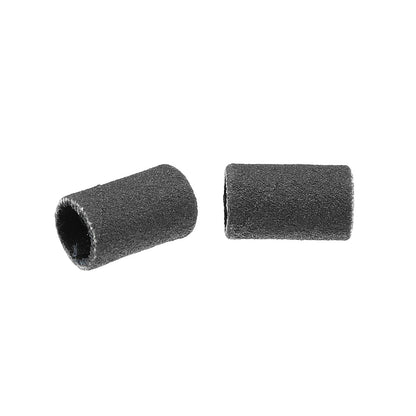 100 Pcs/set Black Nail Drill Sanding Bands #240 Manicure Tool