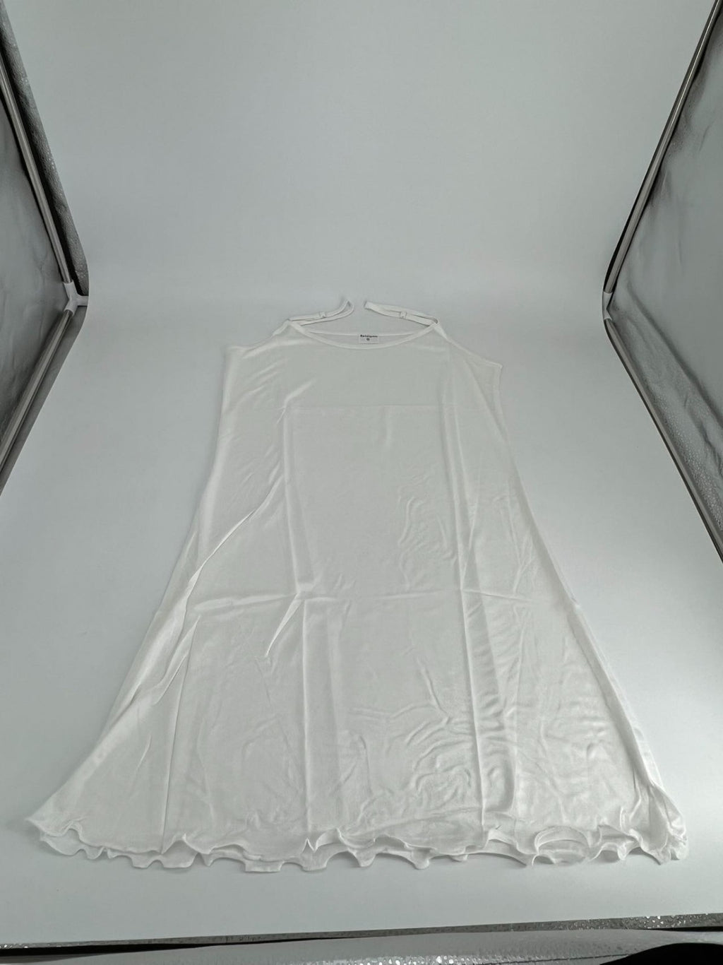 See Through Sleepwear Dress White S