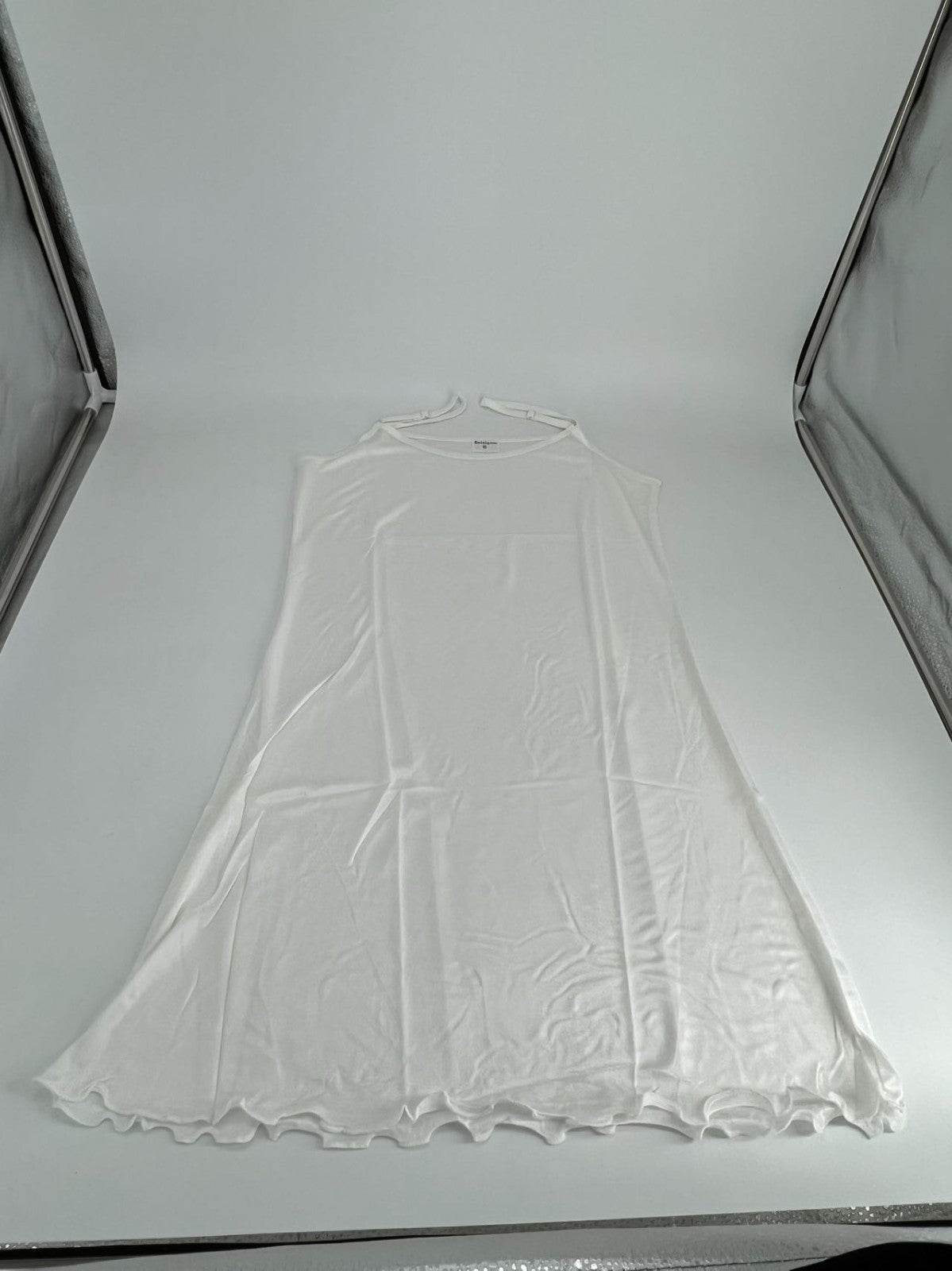 See Through Sleepwear Dress White S