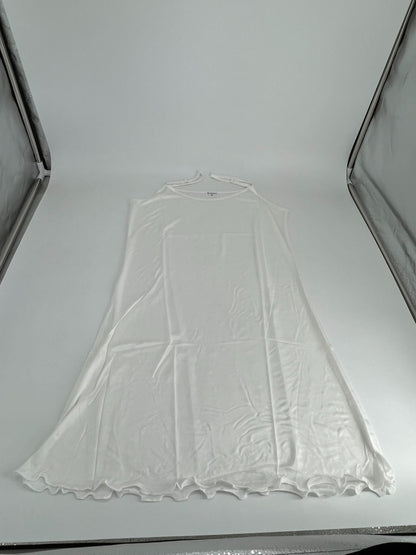 See Through Sleepwear Dress White S