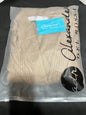 Women’s 3-Piece Knit Pajama Set – Shadow Beige, Size S