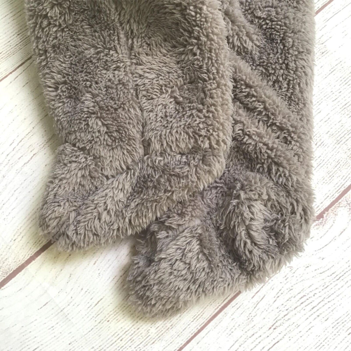 Carter's Baby Boy Brown Teddy Bear Romper Size 6 Months Plush Snowsuit Costume