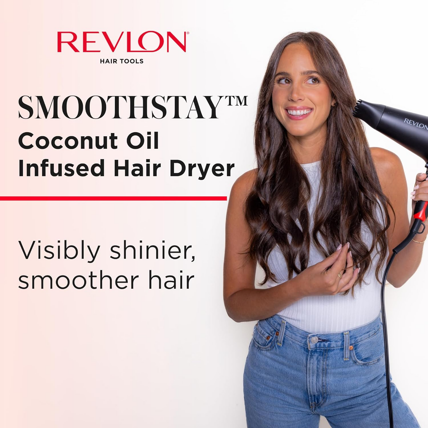 Coconut Oil Infused Hair Dryer with Diffuser & Concentrator - Ionic Ceramic Blow