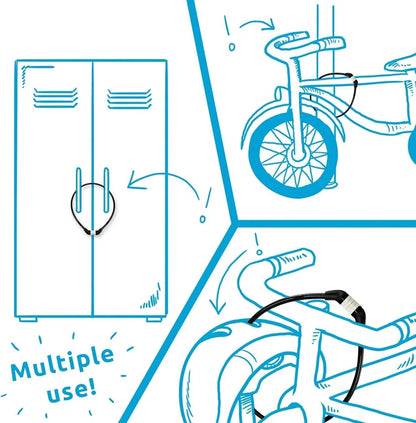 Bicycle Lock - White