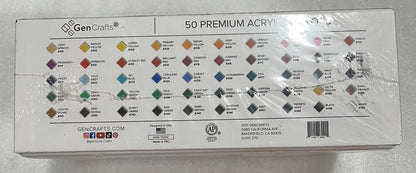 Acrylic Paint - Set Of 50 Premium Vibrant Colors