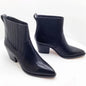 Chelsea Western Leather Boots BLACK 6