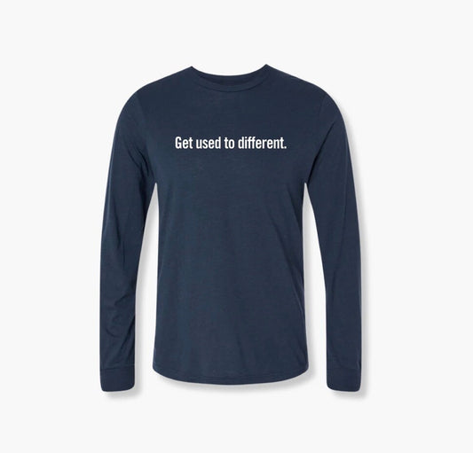 Get used to different Long Sleeve Color Navy Size S