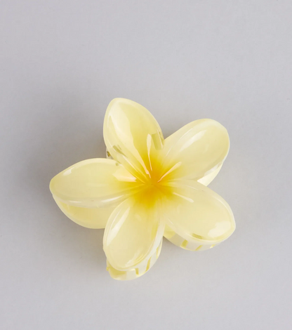 Floral Hair Claw Sweet Colorful Resin Flower Hair Clip for Daily Styling
