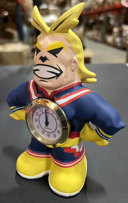 ALL MIGHT DESK CLOCK NEW