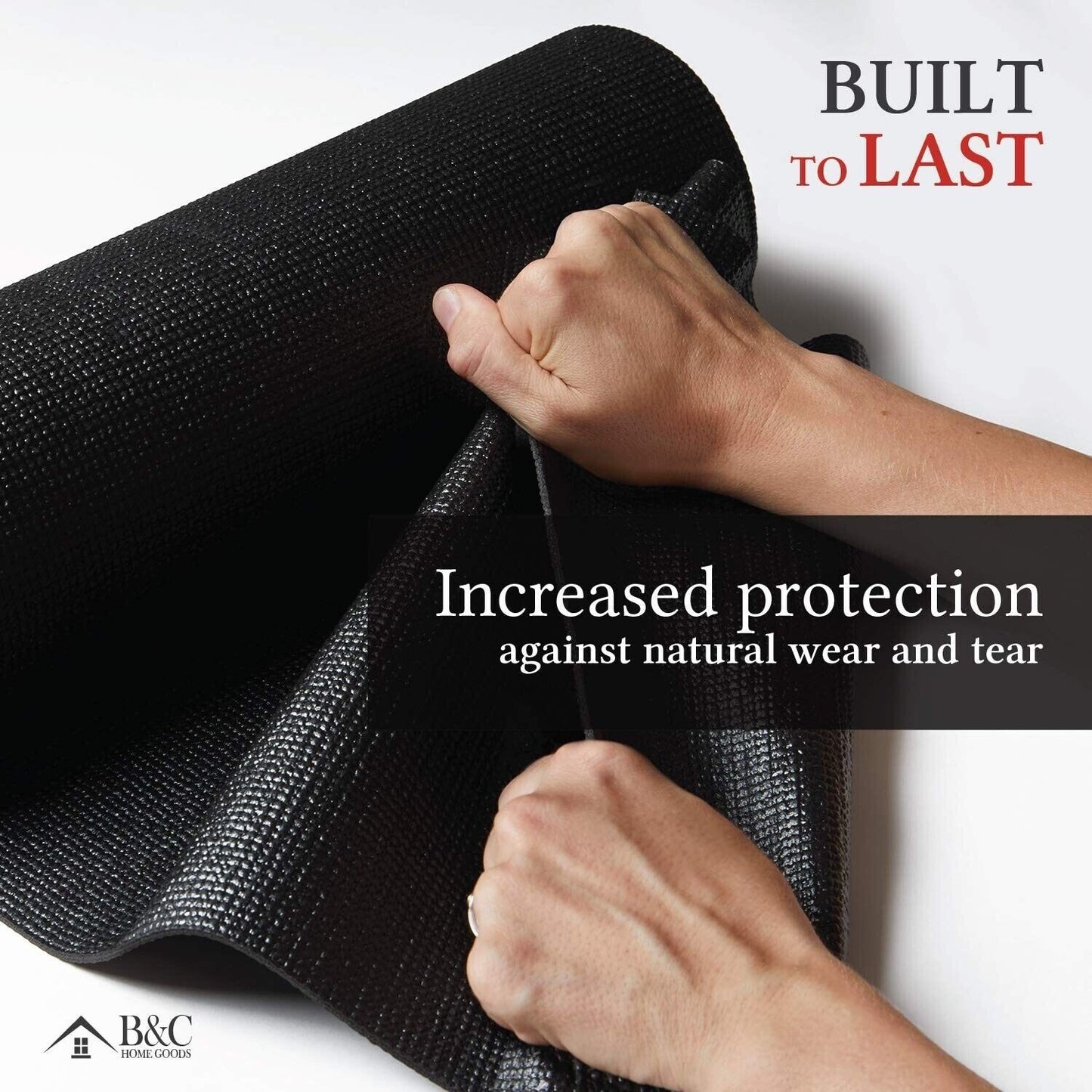 B&C Home Goods Anti-Slip Toolbox Liner - Adjustable, Protects Tools
