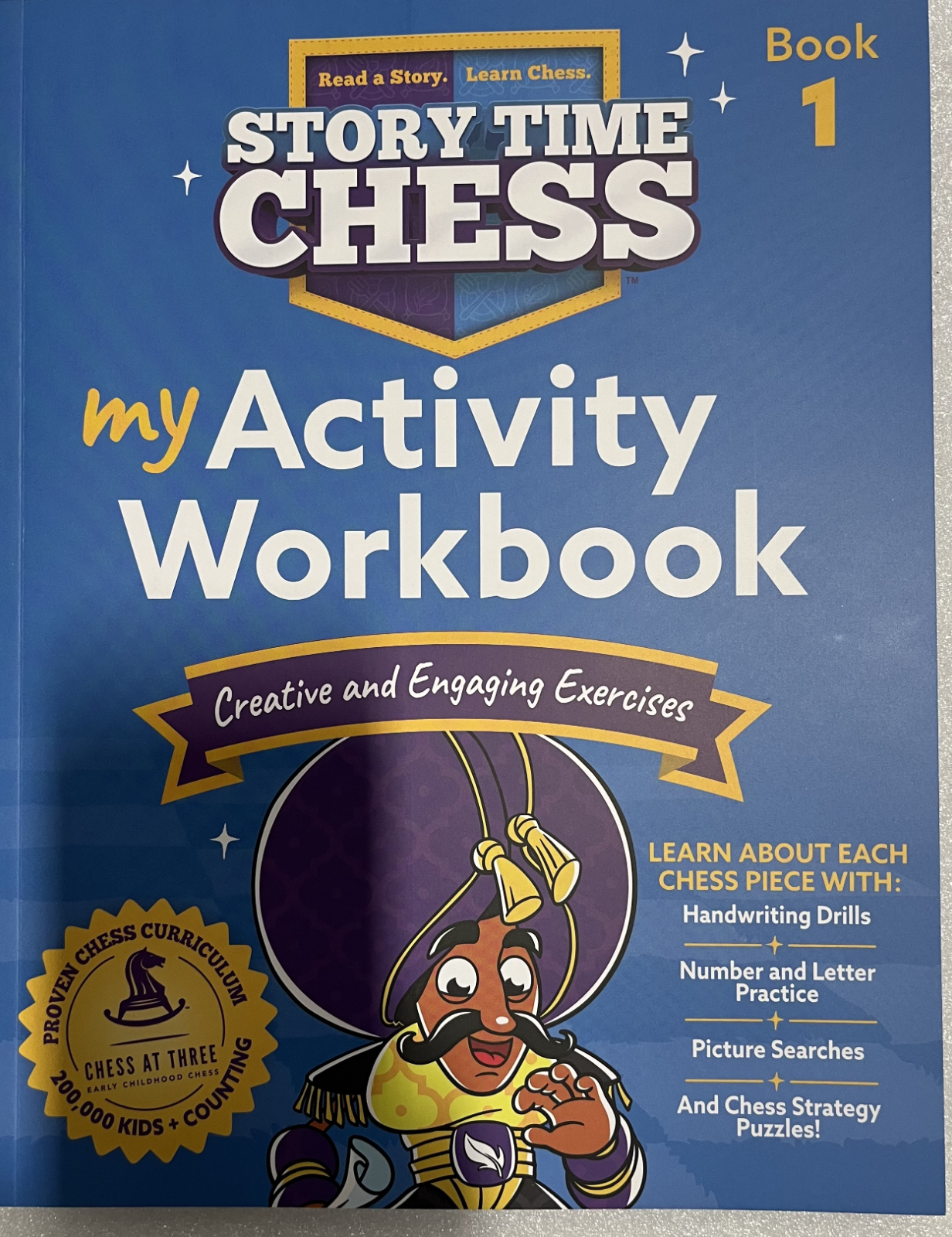 Story Time Chess Activity Workbook Educational Learning Book Chess Learning G...