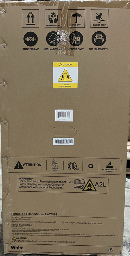 Smart Air Conditioner White -open box