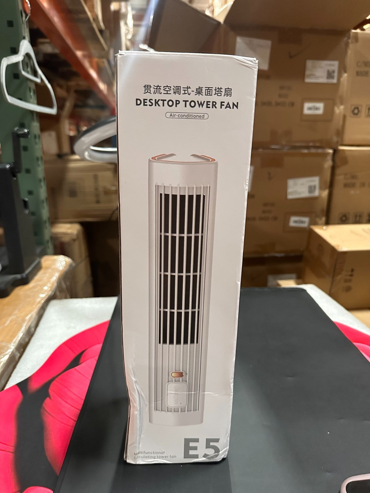 Constant Wind Speed Tower Fan E5-White