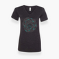 Against The Current T-Shirt, Style: Women's V-neck, Size: SM, Color: Black