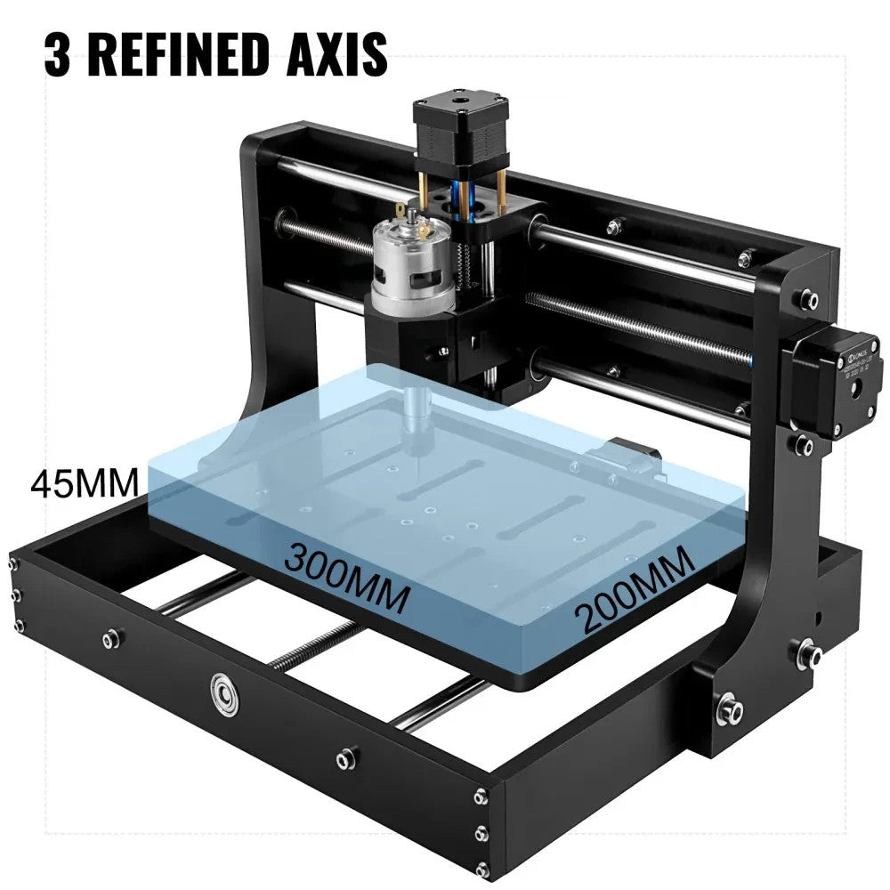 3020 Cnc Machine 300x200x40mm Mini Laser Engraver Laser Engraving
