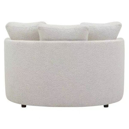 Holley Oversized Fabric Accent Chair with Storage Ottoman-only pick up in IL