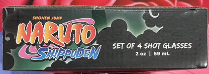 Naruto Shippuden Shonen Jump Shot Glass Set of 4