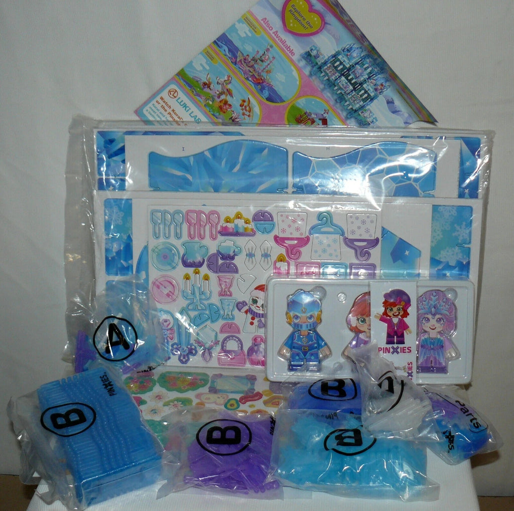 Pinxies Enchanted Magical Ice Castle 3D Puzzle Building PlaySet