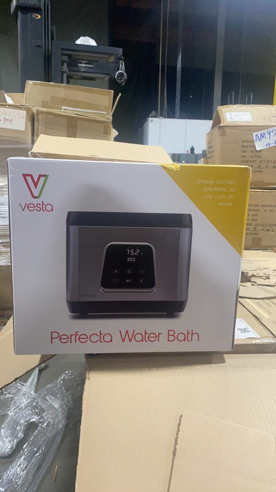 Sous Vide Water Oven by Vesta Precision- Perfecta Powerful Pump Design 10 Liter