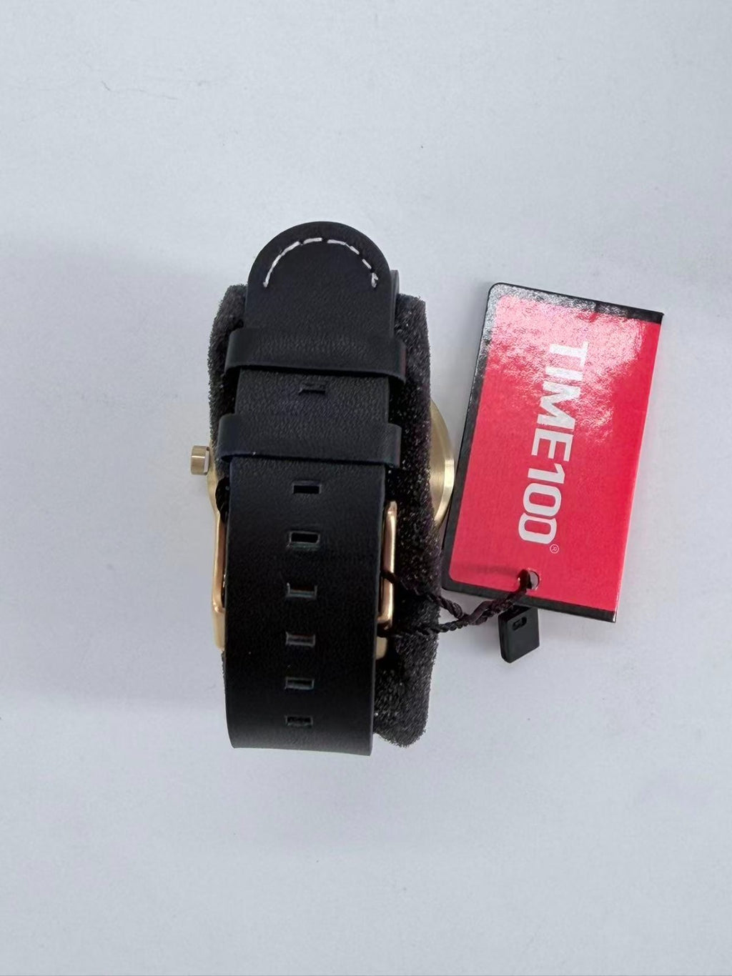 Fashion men’s watch Quartz black Leather Strap
