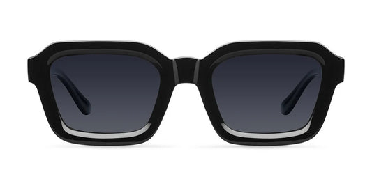 Women’s Black Square Sunglasses – Glass Polarized Lenses – New – Free Shipping