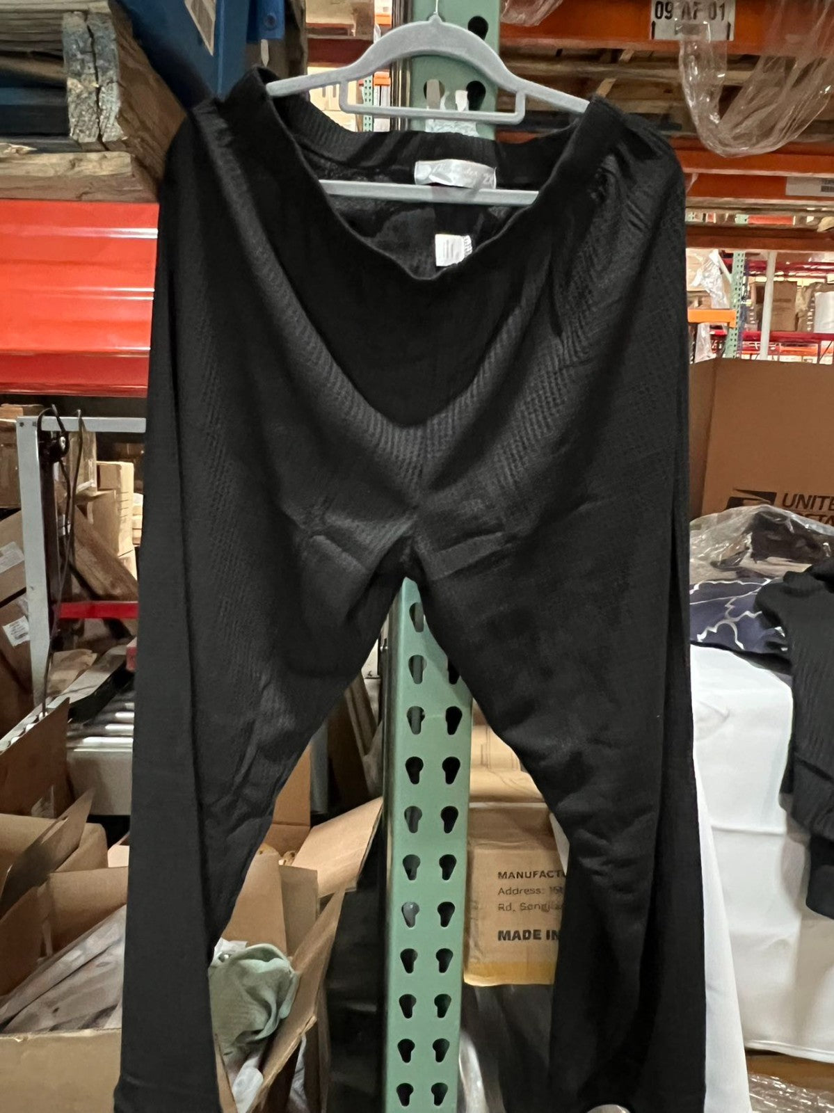 Cami Top and Pajama Pants   black Size 2XL